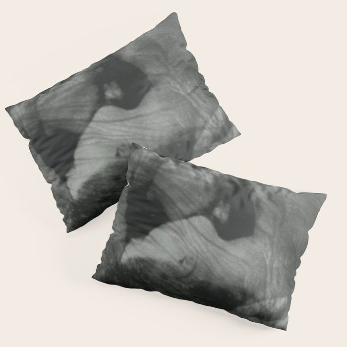 1912, The Kiss, Lovers black and white photography by Anne Brigmann Pillow Sham Gallery Image 3