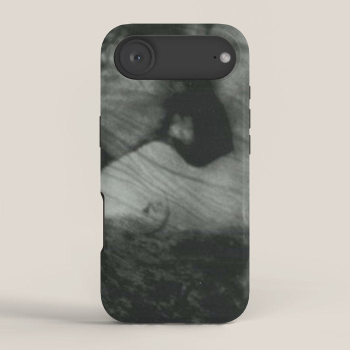1912, The Kiss, Lovers black and white photography by Anne Brigmann iPhone Case Gallery Image 2