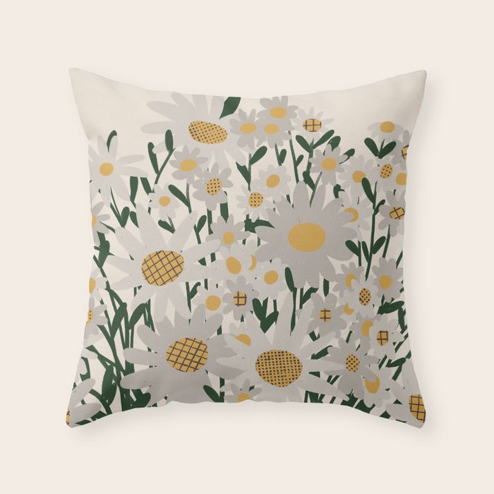 Sweet as a Daisy Throw Pillow Gallery Image 1