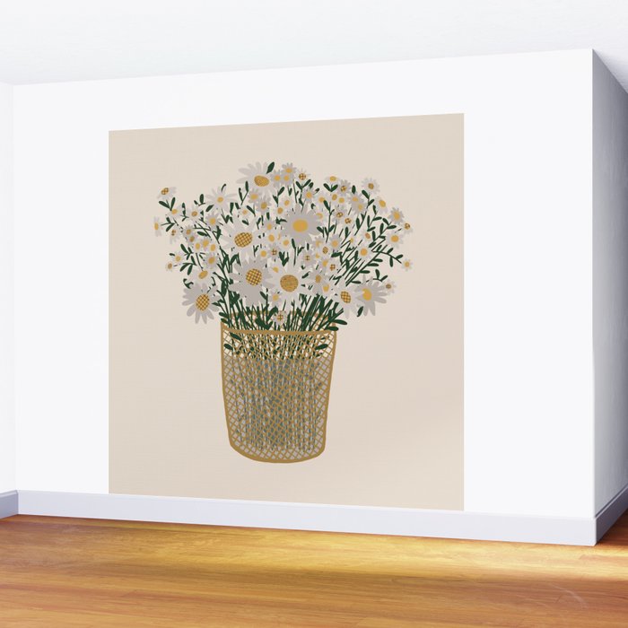 Sweet as a Daisy Wall Mural Gallery Image 2