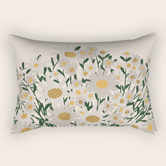 Sweet as a Daisy Rectangular Pillow Gallery Image 1