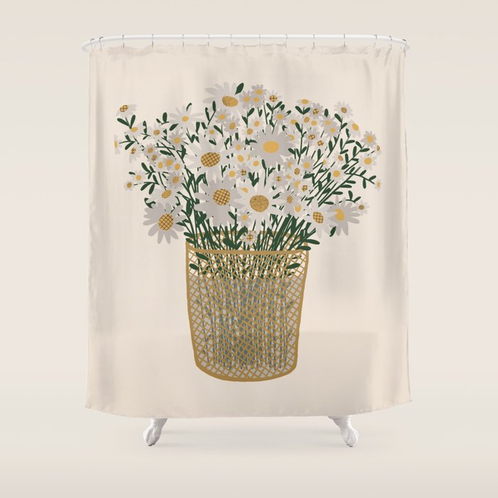 Sweet as a Daisy Shower Curtain Gallery Image 1