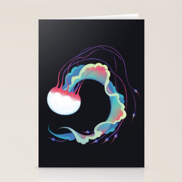 Jellyfish 3 Stationery Card Gallery Image 1