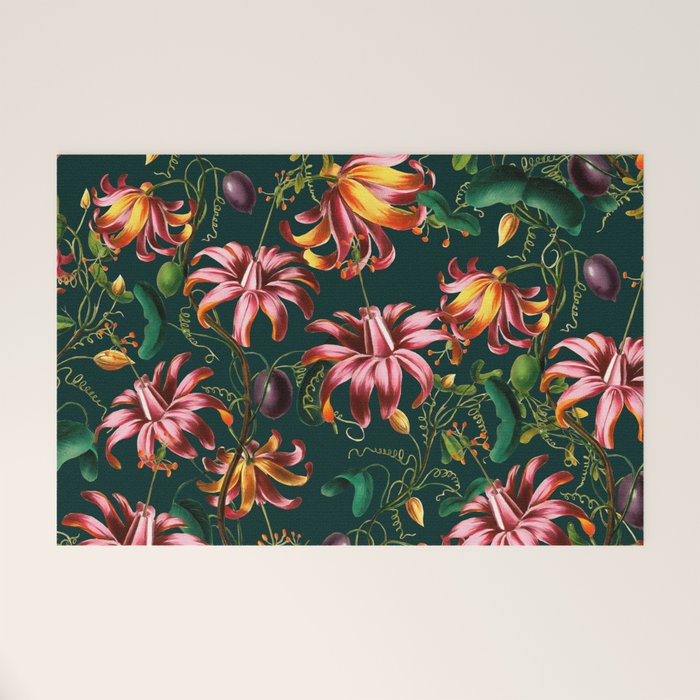 Blooming Oasis III Welcome Mat Gallery Image 1