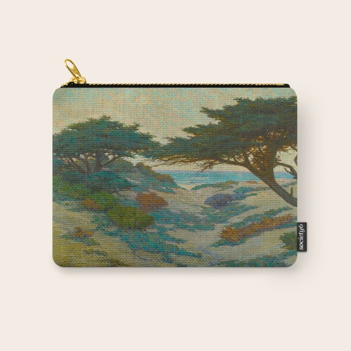 Granville Redmond Carmel Coast Oil Painting Vintage American Art Carry All Pouch Gallery Image 1