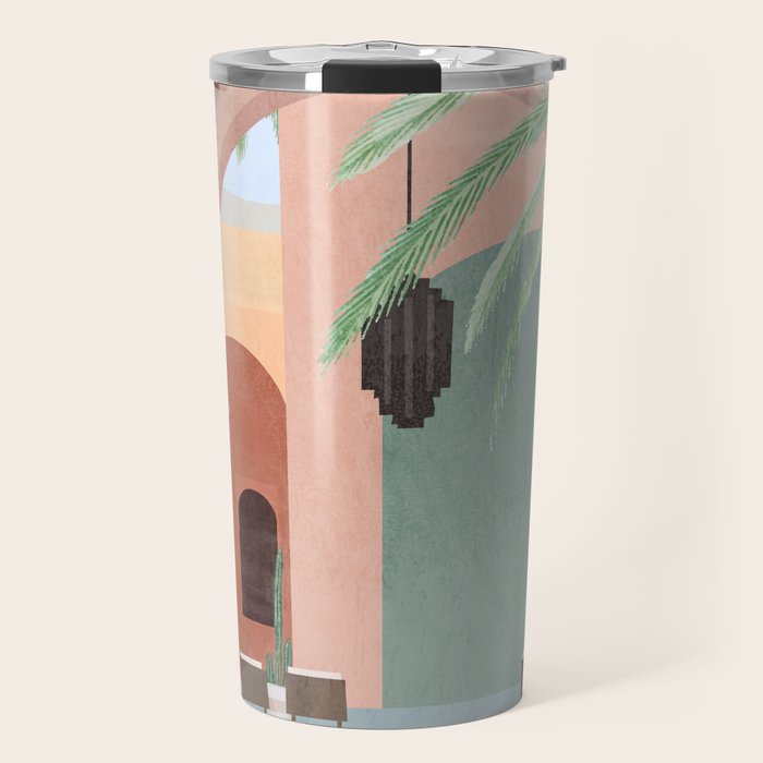 Moroccan Pool Travel Mug Gallery Image 1