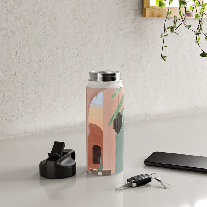 Moroccan Pool Water Bottle Gallery Image 4
