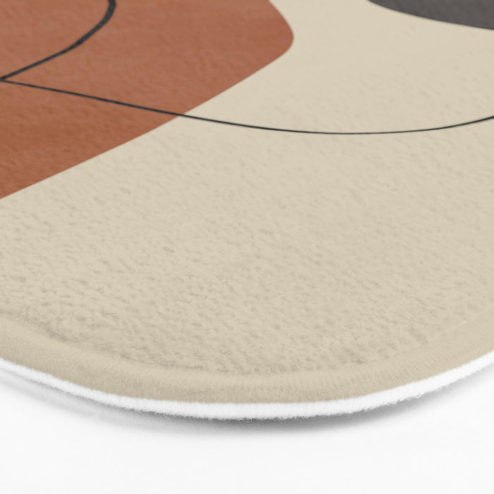 Modern Abstract Shapes #1 Bath Mat Gallery Image 3
