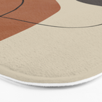 Modern Abstract Shapes #1 Bath Mat Gallery Image 3