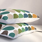 Mid Century Modern Fern Pattern Pillow Sham Gallery Image 3