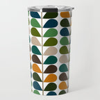 Mid Century Modern Fern Pattern Travel Mug Gallery Image 1