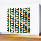 Mid Century Modern Fern Pattern Wall Mural Gallery Image 2