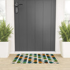 Mid Century Modern Fern Pattern Welcome Mat Gallery Image 3