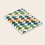 Mid Century Modern Fern Pattern Notebook Gallery Image 3