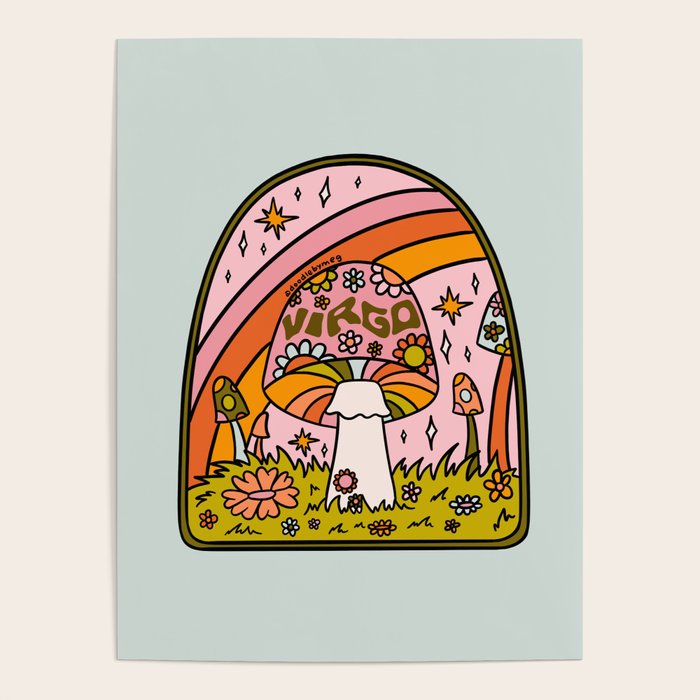 Virgo Mushroom Poster Gallery Image 4