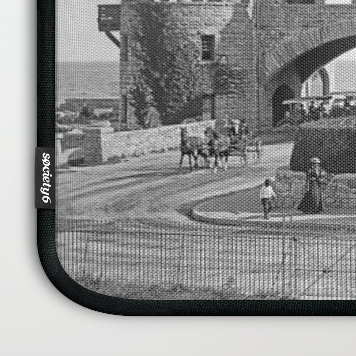 1890 Narragansett Towers & Casino, Narragansett, Rhode Island Laptop Sleeve Gallery Image 3