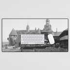 1890 Narragansett Towers & Casino, Narragansett, Rhode Island Desk Mat Gallery Image 1