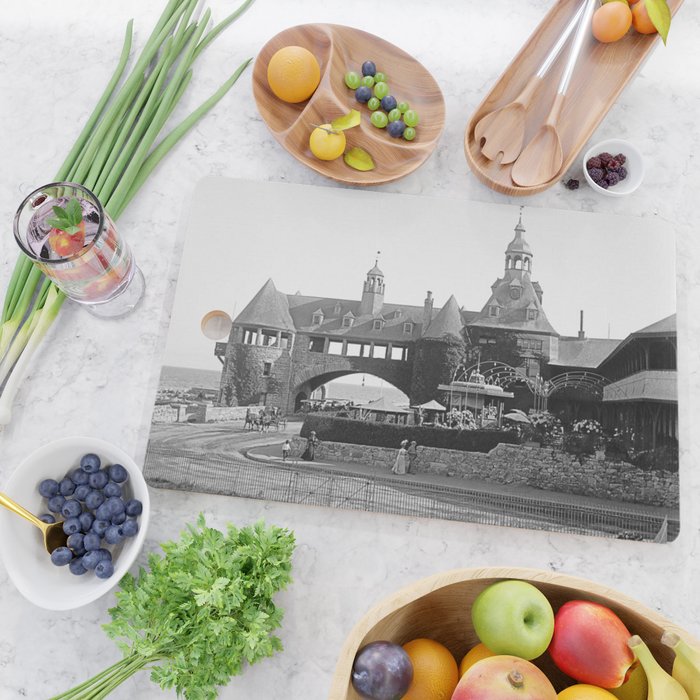 1890 Narragansett Towers & Casino, Narragansett, Rhode Island Cutting Board Gallery Image 2