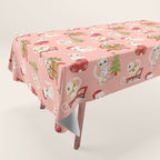Cute Christmas Cats Tablecloth Gallery Image 1