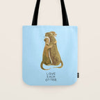 Love each otter Tote Bag Gallery Image 1