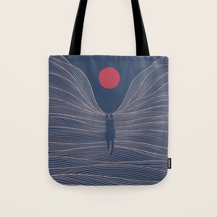 Cat Landscape 189 Tote Bag Gallery Image 1