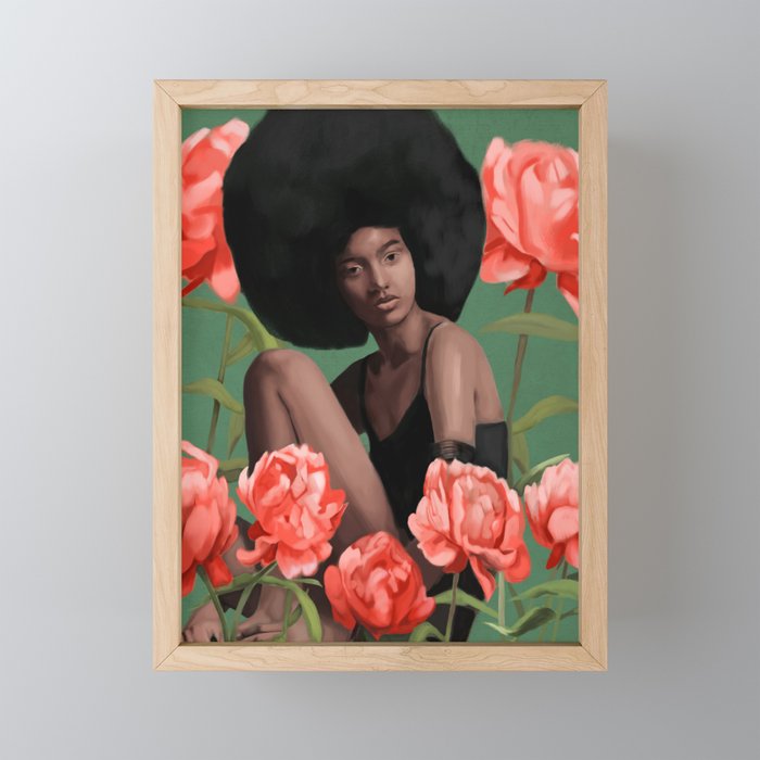 Garden of Peonies Mini Art Print Gallery Image 1