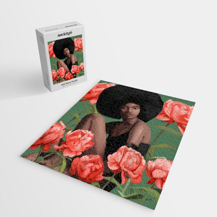 Garden of Peonies Jigsaw Puzzle Gallery Image 2