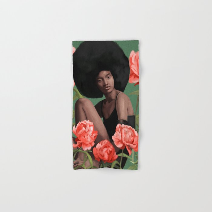 Garden of Peonies Bath Towel Gallery Image 1