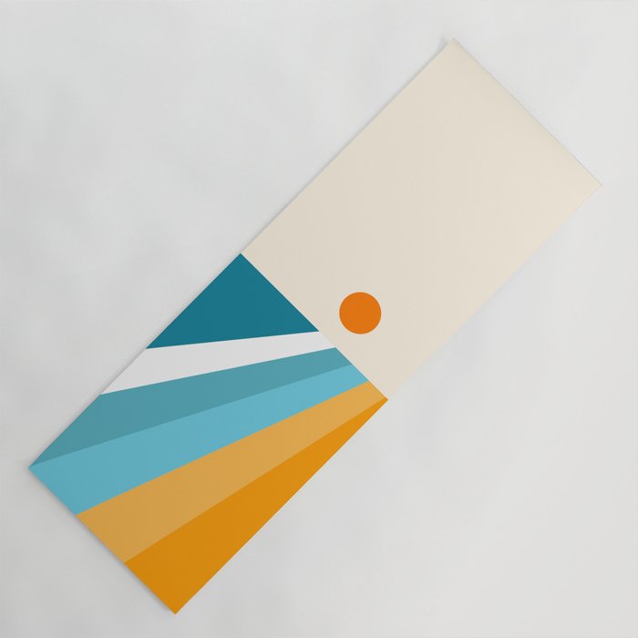 Geometric Landscape 26A Yoga Mat Gallery Image 1