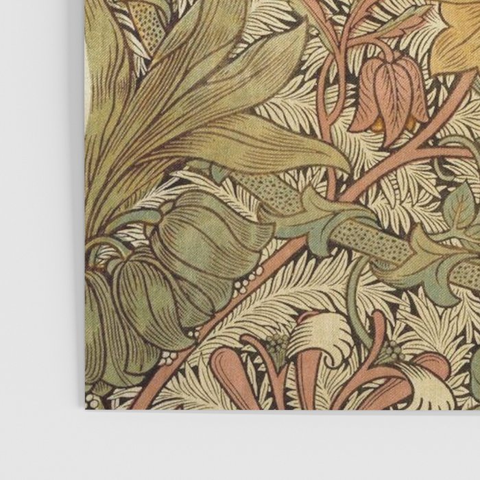William Morris Vintage Autumnal Honeysuckle & and Tulip 1876 Poster Gallery Image 3