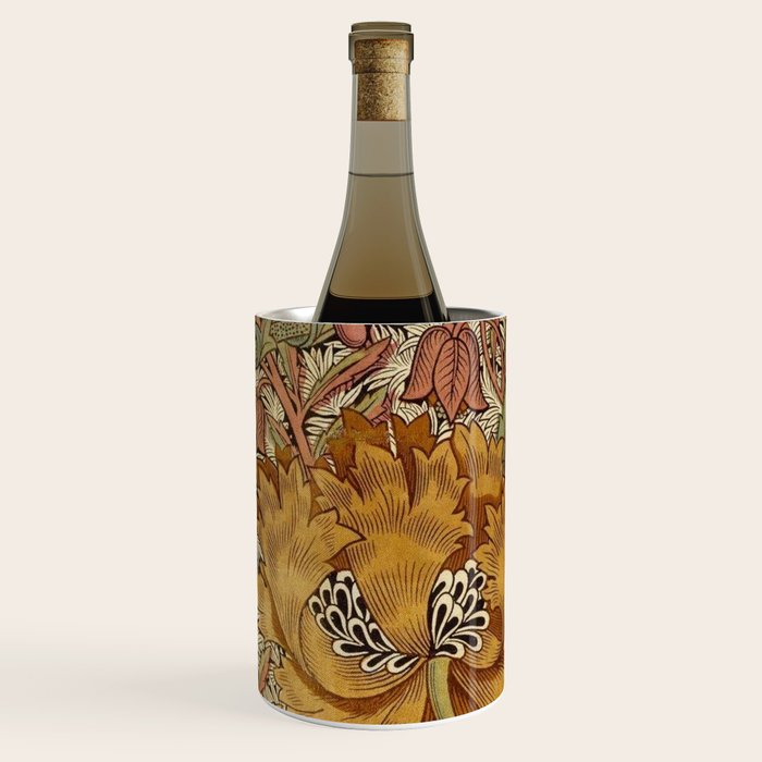 William Morris Vintage Autumnal Honeysuckle & and Tulip 1876 Wine Chiller Gallery Image 1