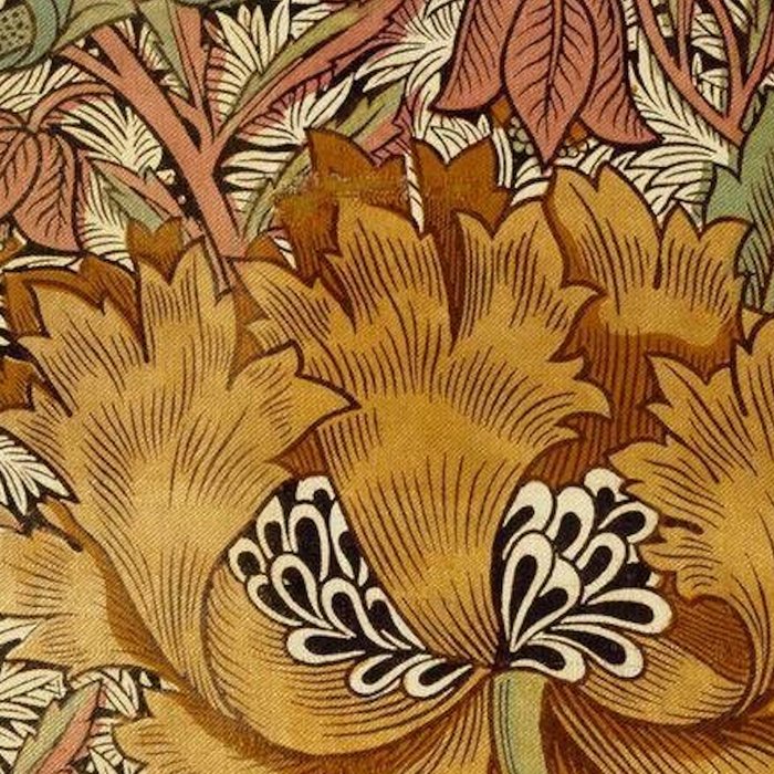 William Morris Vintage Autumnal Honeysuckle & and Tulip 1876 Coffee Mug Gallery Image 2
