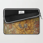 William Morris Vintage Autumnal Honeysuckle & and Tulip 1876 Laptop Sleeve Gallery Image 2