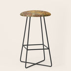 William Morris Vintage Autumnal Honeysuckle & and Tulip 1876 Stool Gallery Image 1