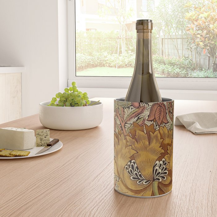 William Morris Vintage Autumnal Honeysuckle & and Tulip 1876 Wine Chiller Gallery Image 4
