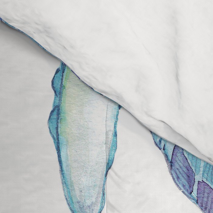 under the sea watercolor Comforter Gallery Image 4