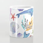 under the sea watercolor Coffee Mug Gallery Image 4
