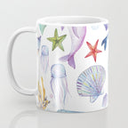 under the sea watercolor Coffee Mug Gallery Image 3
