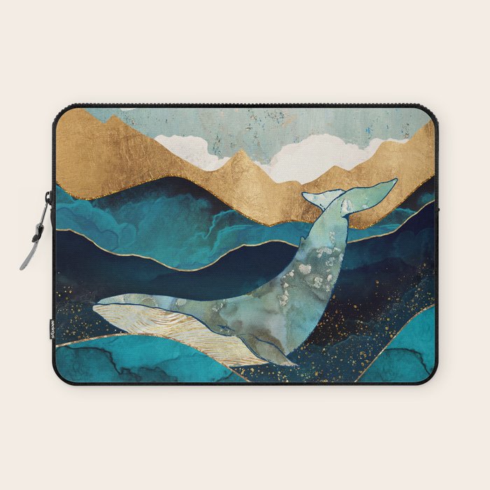 Blue Whale Laptop Sleeve Gallery Image 1