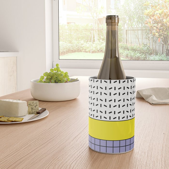 Memphis Pattern 30 / 80s - 90s Retro Wine Chiller Gallery Image 4