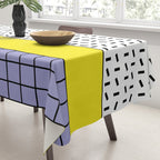 Memphis Pattern 30 / 80s - 90s Retro Tablecloth Gallery Image 3
