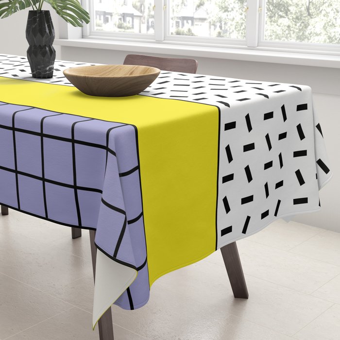 Memphis Pattern 30 / 80s - 90s Retro Tablecloth Gallery Image 3