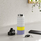 Memphis Pattern 30 / 80s - 90s Retro Water Bottle Gallery Image 4