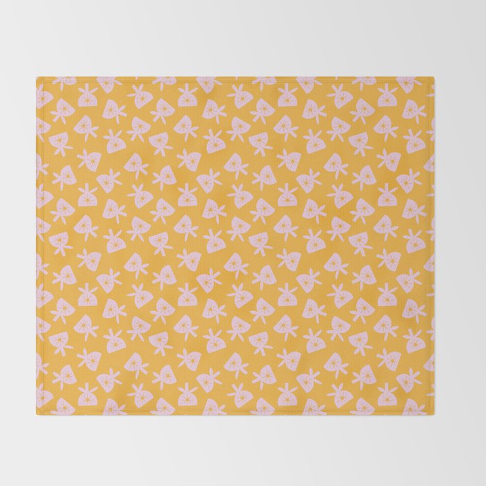 Mod Scattered Buds Throw Blanket Gallery Image 2