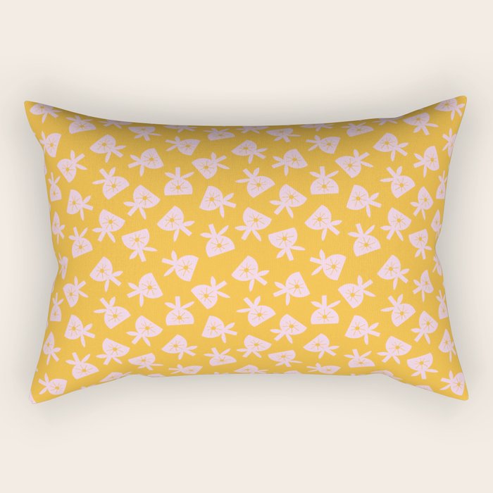 Mod Scattered Buds Rectangular Pillow Gallery Image 1