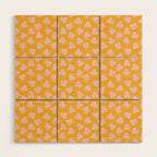 Mod Scattered Buds Wood Wall Art Gallery Image 1