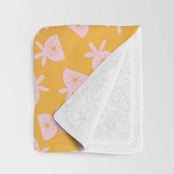 Mod Scattered Buds Throw Blanket Gallery Image 3