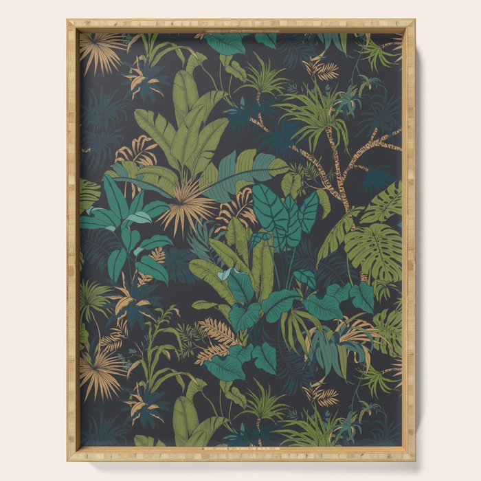 Wild nature night 102 Serving Tray Gallery Image 1