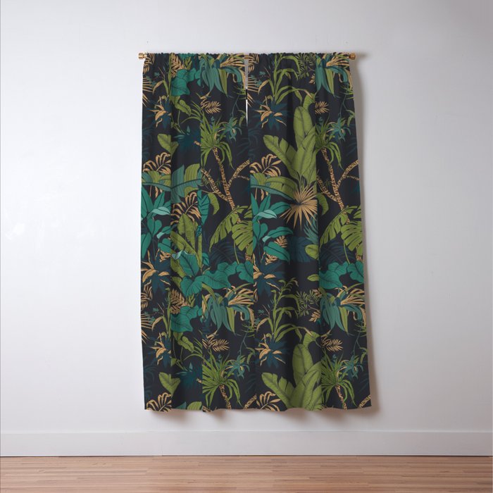 Wild nature night 102 Window Curtain Gallery Image 3