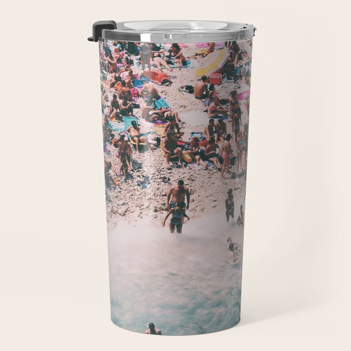 Swan on the Beach Travel Mug Gallery Image 3